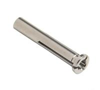 Lot de 5 adaptateurs de mandrin de perceuse CNC 3 mm/3,175 mm vers 2,35 mm, convertisseur de douille de serrage, réducteur de fraise de précision en acier inoxydable pour sculpture sur jade et outil