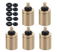 Lot de 5 adaptateurs de recharge pour bidon - Adaptateurs de valve de gonflage en laiton - Adaptateur de réservoir de remplissage pour pique-nique, extérieur, alpinisme, accessoires de réchaud de