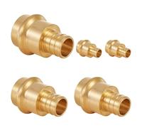 Lot de 5 adaptateurs GUOFIS Press vers PEX, presse de 1,9 cm x 1,9 cm PEX à sertir adaptateur pour connecter Cooper au tuyau Pex B