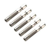 Lot de 5 adaptateurs hexagonaux de 6,35 mm à 4 mm pour un ensemble précis et des convertisseurs de tournevis