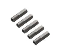 Lot de 5 adaptateurs hexagonaux de 6,35 mm à 4 mm pour un jeu d'embouts précis et adaptateur de tournevis