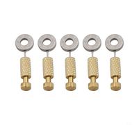 Lot de 5 aiguilles à badigeonner le cuir, outil de couture de verrouillage à position fixe pour projets de bricolage, kit d'aiguilles métalliques avec aiguilles droites de 12 mm et 18 mm (B)