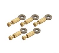 Lot de 5 aiguilles à badigeonner le cuir, outil de couture de verrouillage à position fixe pour projets de bricolage, kit d'aiguilles métalliques avec aiguilles droites de 12 mm et 18 mm (A)