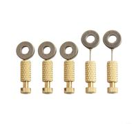 Lot de 5 aiguilles à badigeonner pour couture en cuir pour un positionnement précis et l'alignement des coutures (C)