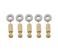 Lot de 5 aiguilles à badigeonner pour un positionnement fixe de la couture, base antidérapante pour une couture précise du cuir (B)
