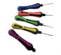 Lot de 5 aiguilles à bouillettes en acier au carbone pour pêche à la carpe - Outil multifonction pour piercing - Stix Stringer