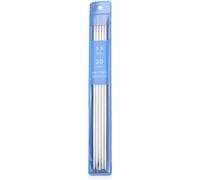 Lot de 5 aiguilles à tricoter à double pointe en acier inoxydable de 3,5 mm, longues aiguilles à tricoter, crochets, accessoires pour loisirs créatifs, couture