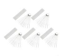 Lot de 5 aiguilles de nettoyage en acier inoxydable pour pommeaux de douche et appareils ménagers pour déloger les blocages et améliorer la pression de l'eau