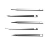 Lot de 5 aiguilles de poinçonnage professionnelles en acier au carbone pour travaux manuels, équipement d'estampage doré, argent, outils de poinçonnage de bijoux, outils de positionnement de précision