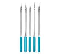 Lot de 5 aiguilles de rechange en acier inoxydable pour machine à coudre domestique