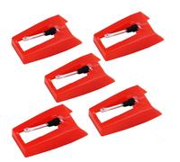 Lot de 5 aiguilles pour tourne-disque vinyle et phonographe LP