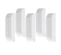 Lot de 5 aimants d'ouverture de fenêtre - Pour systèmes de sécurité de la maison, capteur de contact, alarmes de plusieurs tailles, blanc (2,5 cm)