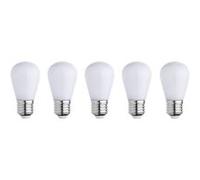 Lot de 5 ampoules blanc PARTY BULB E27 1W Gris G