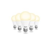 Aigostar Ampoule LED A60 de 11W, culot E27, lumière chaude 3000K, 1060 lumens. Angle de 280º, IRC ≥ 80, équivalant à ampoule halogène de 75W - Pack de 5