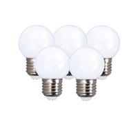 Lot de 5 ampoules led opaque E27 50 Lm ~ 7 W