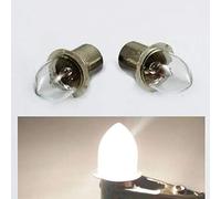 Lot de 5 ampoules P13.5S 3,6 V/0,5 A 1,8 W KPR pour lampe de poche, lampe torche à bride, lampe de remplacement, outils de travail