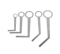 Lot de 5 anneaux de nivellement pour saxophone en forme de L pour flûte et clarinette Facile à utiliser Outil de réglage