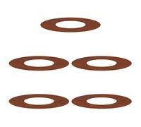 Lot de 5 anneaux plats de 30/60 cm de diamètre pour protéger les racines et créer un jardin propre, design élégant pour troncs d'arbres en extérieur