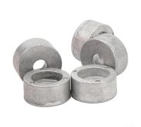 Lot de 5 anodes de zinc de rechange pour moteur hors-bord Suzuki 4T Round Marine Anode 55321-87J01 55321-87J00