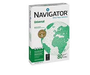 Lot de 5 Antalis Navigator - 5 Ramettes de 500 feuilles papier blanc - 80 grammes - Format A4