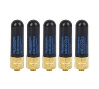 Lot de 5 antennes Double Bande UHF VHF SMA Femelle 5 cm légères pour Usage extérieur Transmission 150-900 MHz Réception Gain élevé 2,15/3,0 dbi Installation Facile pour radios