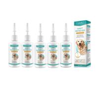 Lot de 5 anti-verrues pour chien - Pour tous les types de chiens et chiens de petite, moyenne et grande taille, chaque flacon de 20 ml, anti-verrues puissantes, sans danger et sans douleur