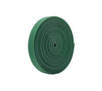 Lot de 5 attaches de câbles autocollantes réutilisables en nylon pour bureau, ordinateur, câbles de données et plantes - Outil de gestion des câbles essentiel (vert, 15 mm)