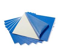 Lot de 5 autocollants chauffants pour imprimante 3D - Ruban adhésif bleu - Pour lit de lit chauffant - 200 mm x 210 mm