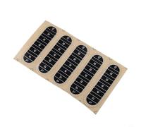 Lot de 5 autocollants de thermomètre à changement de couleur pour tasses à café, bande testeur de température de 0 à 70 ℃, étiquette indicateur de chaleur pour bouilloire et tasse (59,6 x 18,8 mm)