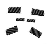 Lot de 5 autocollants en fibre de carbone pour housse de volant Dodge pour modèles Magnum et Charger de 2008 à 2010, ajoute une texture unique et couvre l'usure