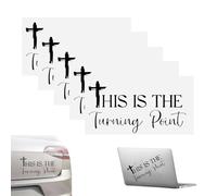 Lot de 5 autocollants pour pare-chocs de voiture avec inscription « This is the Turning Point USA Charlie » de Charlie Kirk True American Hero Legend - Freedom Silenced But Not Forgotten I Am Charlie