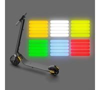Lot de 5 autocollants réfléchissants pour trottinette électrique Ninebot pour plus de sécurité (vert)