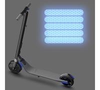 Lot de 5 autocollants réfléchissants pour trottinette Ninebot ES1 ES3 ES4 E22 E25 pour conduite de nuit en toute sécurité (bleu)