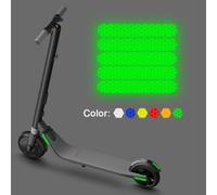 Lot de 5 autocollants réfléchissants pour trottinettes électriques Ninebot pour plus de sécurité (bleu)