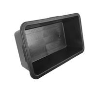 Lot de 5 bacs à mortier rectangulaires - 40 l - Pour chantier, maison, jardin - Seau de construction extrêmement stable avec fond renforcé (Lot de 5 - 40 l)