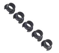 Lot de 5 bagues de bride en plastique 0,9 cm ID pour Bolens et Troy-Bilt 741-0475 - Réparation de direction - Diamètre extérieur de 1,3 cm avec bride de 0,625 cm