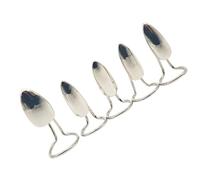Lot de 5 bagues de manchette empilables en alliage métallique robuste pour une tenue unique et une fête