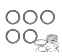 Lot de 5 bagues de réduction pour lame de scie circulaire de 35 à 25,4 mm, conversion pour bague pour accessoires de scie circulaire, bague d'adaptation en métal pour changement d'angle de meuleuse