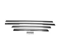 Lot de 5 baguettes de porte latérales pour VW Transporter T5 2003-2015, court, chromé foncé