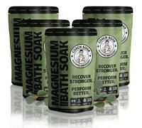 Lot de 5 : Bain de r?cup?ration Coach Soak - Sel d'Epsom en vrac - Sels de bain en vrac - Lot de 5 - Total de 15 livres (arbre ? th? ? l'eucalyptus)