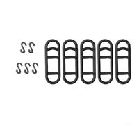 Lot de 5 bandages en silicone pour fixer la lampe, le chronomètre, la pompe, le porte-bouteille d'eau, le téléphone sur le guidon de différents types de vélo (B 5 pièces)