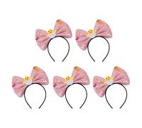 Lot de 5 bandeaux à paillettes légers pour femmes, filles, enfants, Noël, anniversaire