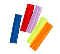 Lot de 5 bandeaux élastiques for femme, idéal for le sport en plein air, le cyclisme, le yoga, la course à pied, l'exercice(Color-03)
