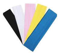 Lot de 5 bandeaux élastiques for femme, idéal for le sport en plein air, le cyclisme, le yoga, la course à pied, l'exercice(Color-06)