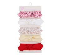 Lot de 5 bandeaux élastiques pour bébé - Oreilles de lapin - Bandeau élastique - Turban doux - Accessoire de cheveux pour nourrissons et tout-petits - Multicolore 7