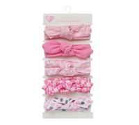 Lot de 5 bandeaux élastiques pour bébé - Oreilles de lapin - Bandeau élastique - Turban doux - Accessoire de cheveux pour nourrissons et tout-petits - Multicolore 10
