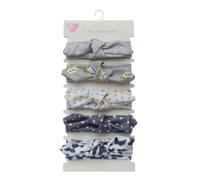 Lot de 5 bandeaux élastiques pour bébé - Oreilles de lapin - Bandeau élastique - Turban doux - Accessoire de cheveux pour nourrissons et tout-petits - Multicolore 1