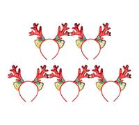 Lot de 5 bandeaux lumineux de Noël pour fêtes de fin d'année, bandeau lumineux pour filles et femmes