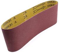 Lot de 5 bandes abrasives - 100 x 560 mm - Grain 180 - Pour ponceuse à bande