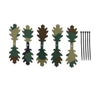 Lot de 5 bandes de camouflage pour chapeau, sac à dos, bandes de camouflage, accessoires de dissimulation
